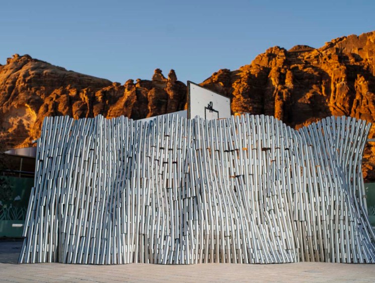 Bahraini-Danish’s 2024 work “Surface!”