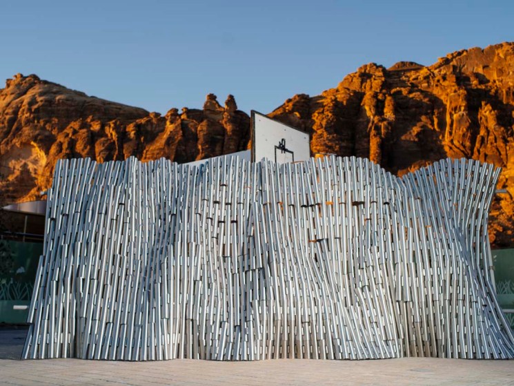 Bahraini-Danish’s 2024 work “Surface!”