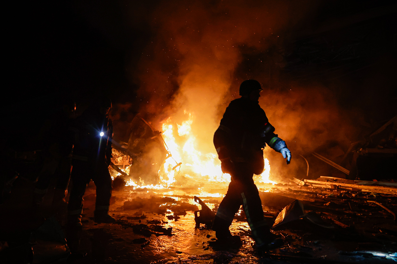 Russia strikes energy facilities in Kharkiv as Zelensky declares a state of emergency 