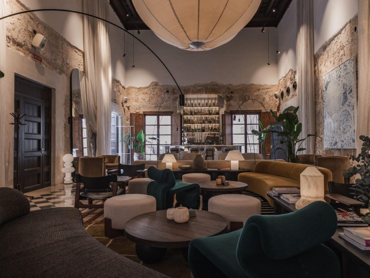 The interior of a Nobis hotel in Palma, Mallorca