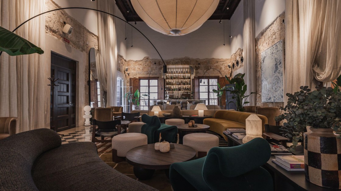 The interior of a Nobis hotel in Palma, Mallorca