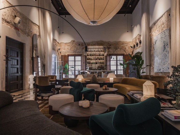 The interior of a Nobis hotel in Palma, Mallorca