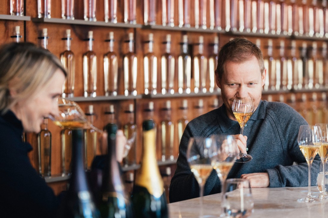 Max Richter & Julie Cavil tasting Krug