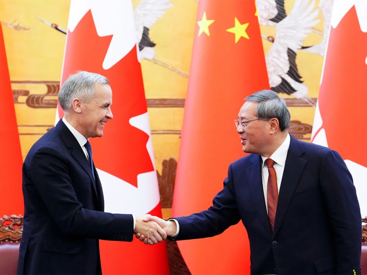 Canada’s Mark Carney lands in Beijing, economic growth in Europe and crackdown on US media