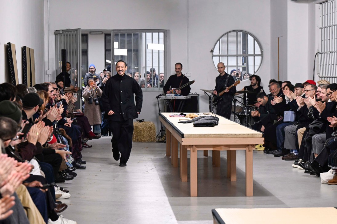 Setchu runway in Milan for AW26 Menswear