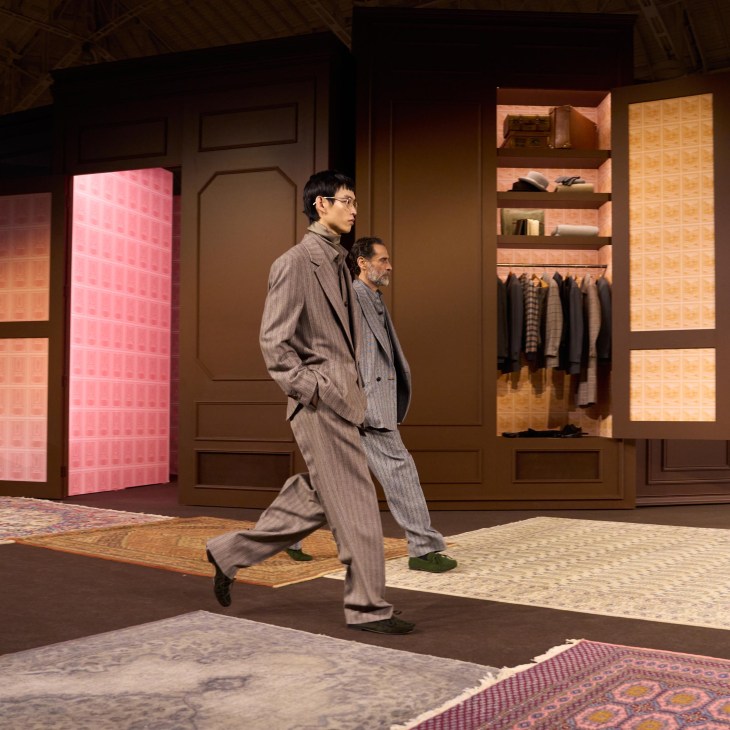 Zegna runway in Milan for AW26 Menswear