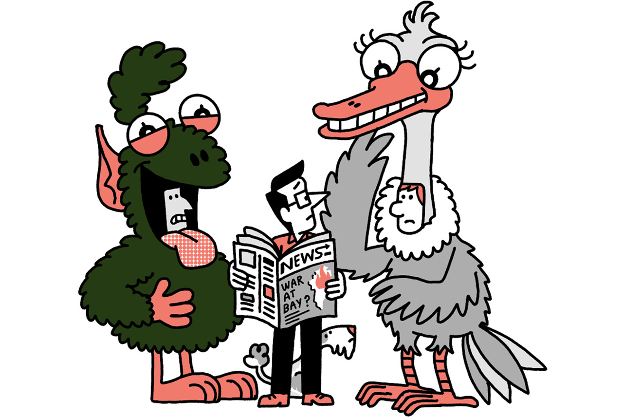 Why does life inside a mascot suit suddenly seem so appealing? 