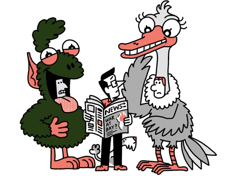 Why does life inside a mascot suit suddenly seem so appealing? 