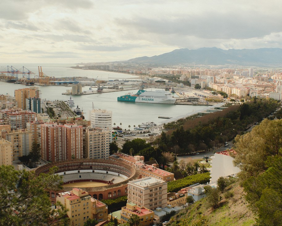 General view of Malaga