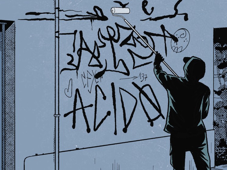 ‘Good deeds should be done in silence’: Meet the anti-graffiti artist working in secret to clean the walls of Brescia