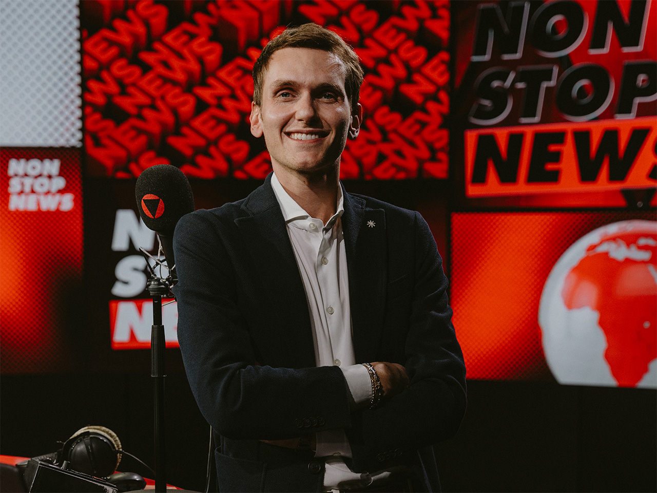 Air Force: How Enrico Galletti became one of Italy’s youngest primetime news presenters