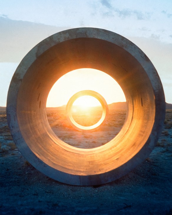 Nancy Holt's Sun Tunnels installation