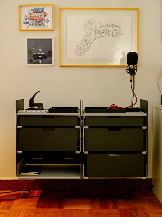 Storage unit designed by Scarpa