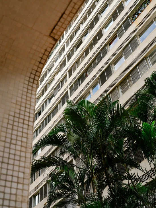 Windows stretch the length of the apartments at Edificio Lugano