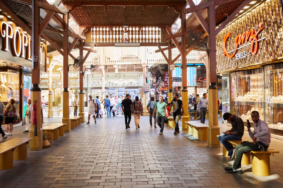 A souk in Dubai, UAE