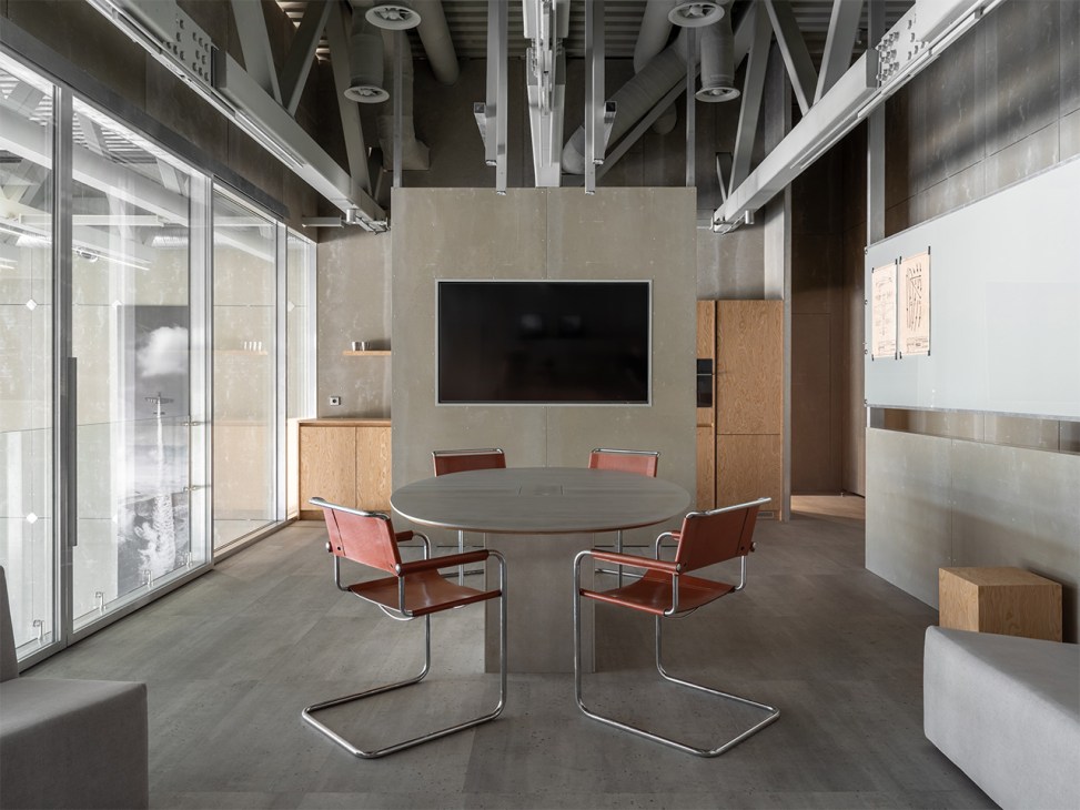 Interior of Aerotim base, Ukraine