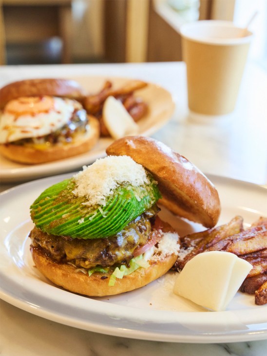 Burger at Teddy Brown