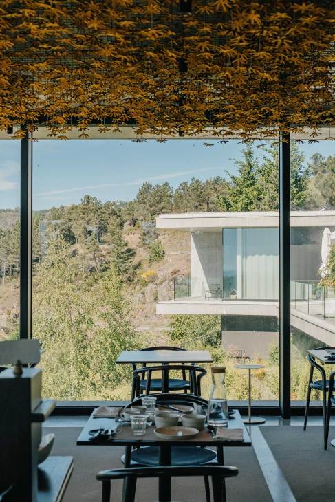 Dinner table in Portugal