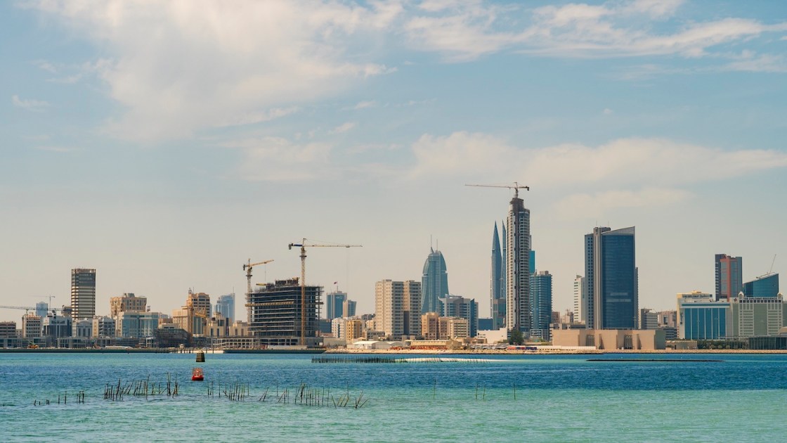 The skyline of Bahrain
