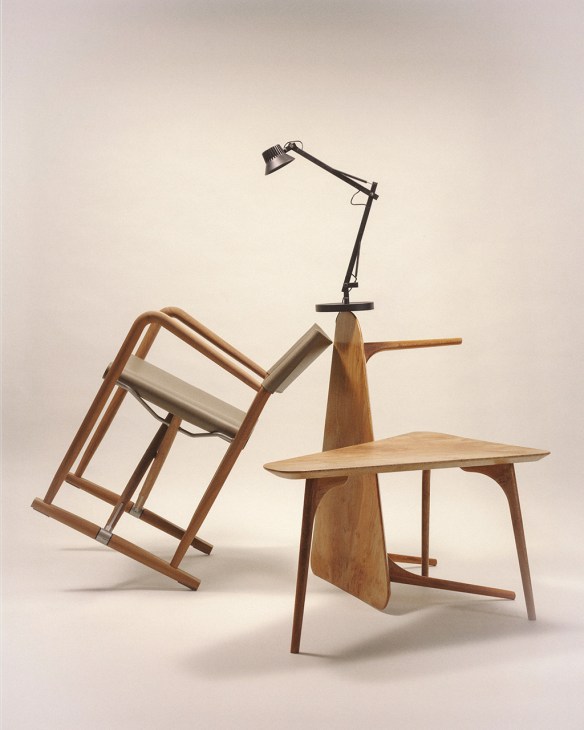 The Flexform Luchino, Muuto Dedicate Lamp, and TCox Coffee table