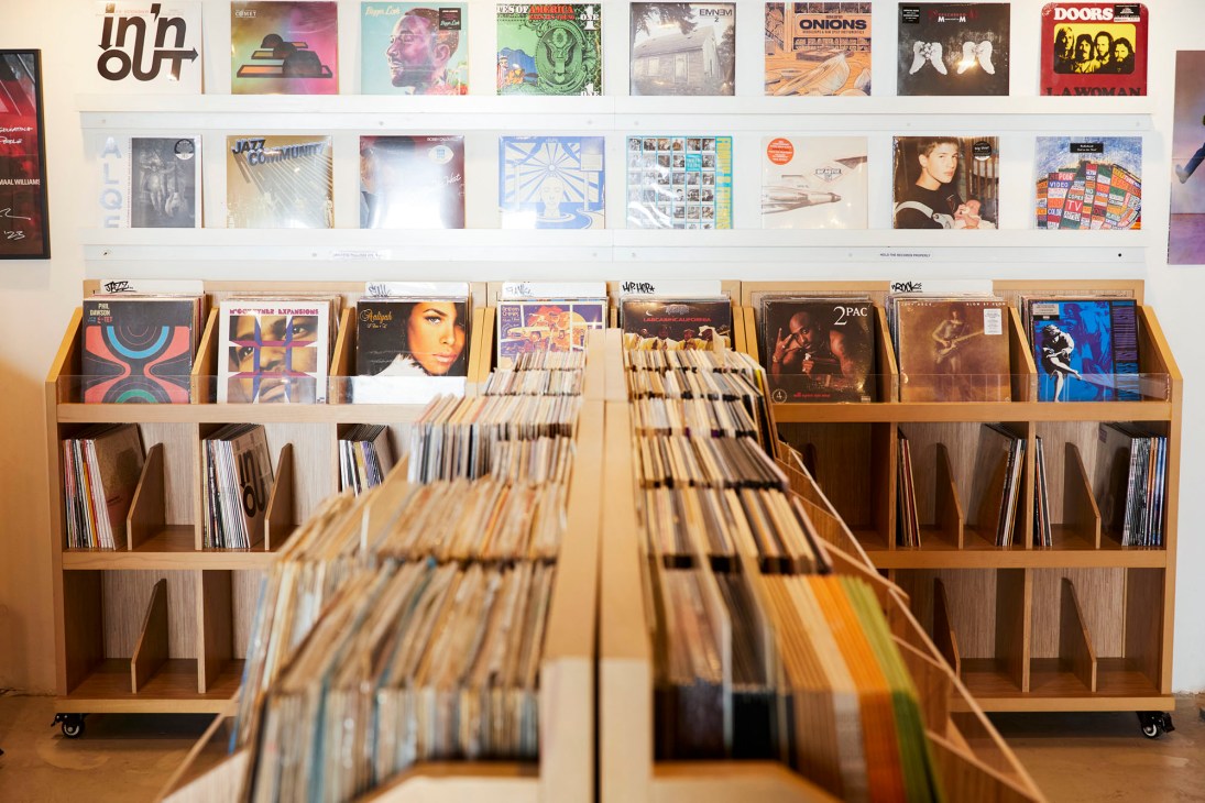 The Flip Side vinyl store in Dubai, UAE