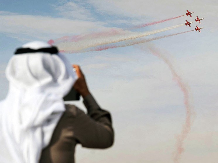 jets flying across the sky