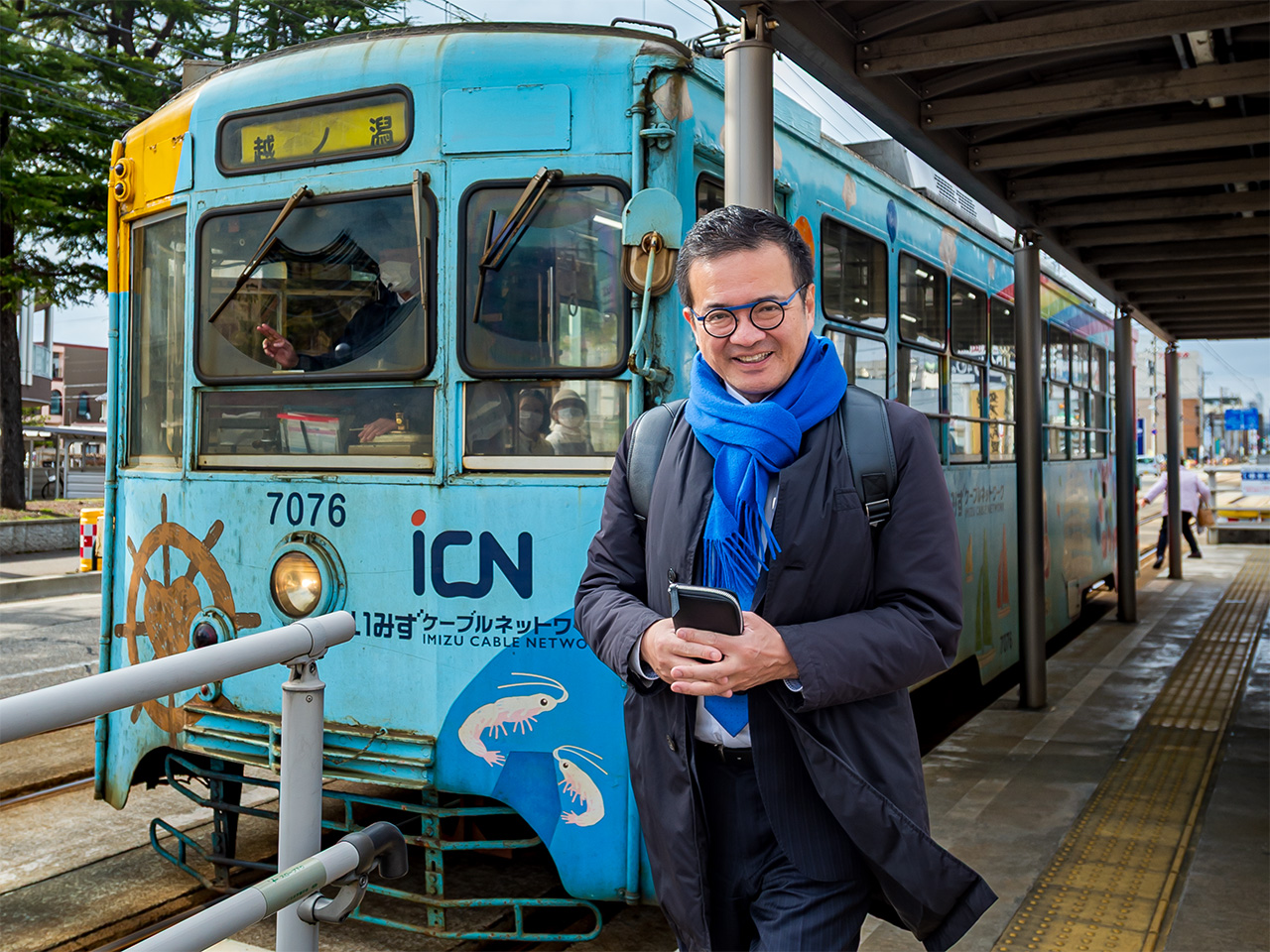 Commute with Takaoka Mayor Yuzuru Demachi on a city tram - Monocle