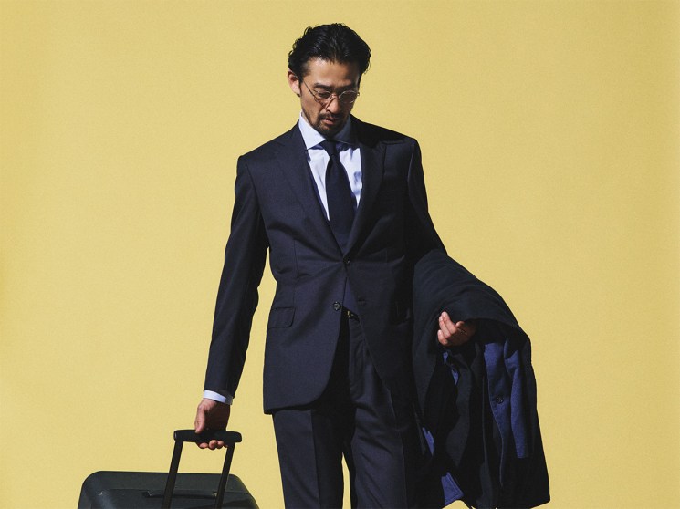 Man wearing suit by Brioni