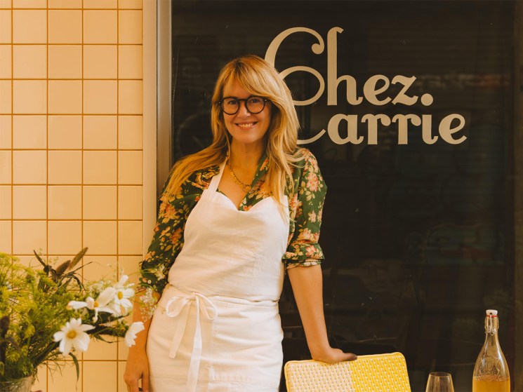 How an American chef broke through the Parisian culinary scene to open Chez Carrie