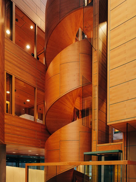 Staircase designed by Gert Wingårdh