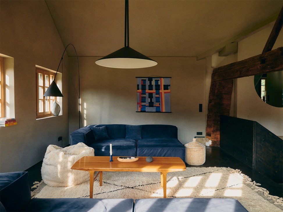 Living room in Mönchspoint farmhouse