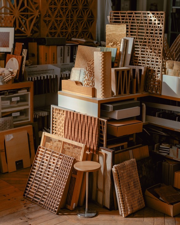 Materials Library at RDAI's studio