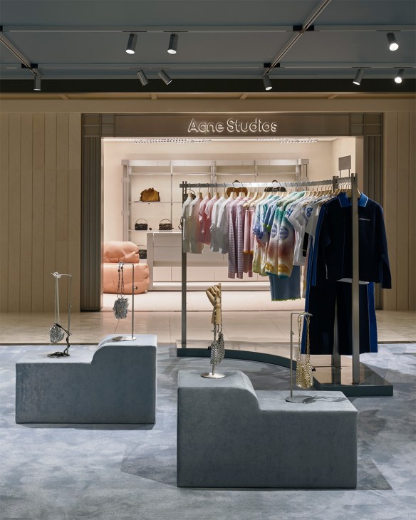 Acne studios concession in Bloomingdale's