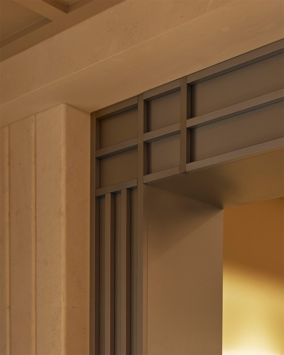 Doorframe designed by Bernard Dubois