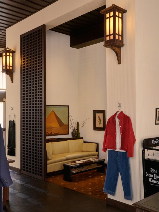 Interior view of Bode store