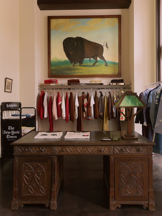 Clothes on display in Bode, Tokyo