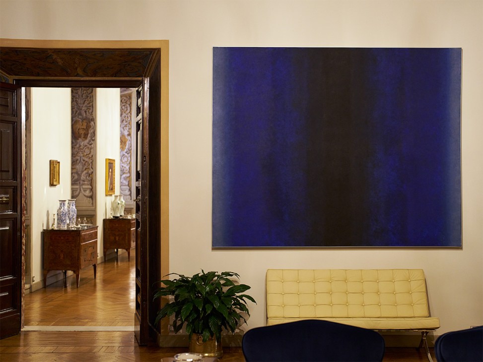 Work by Arcangelo Ianelli, a Brazilian artist with Italian heritage, in the Brazilian Embassy in Rome