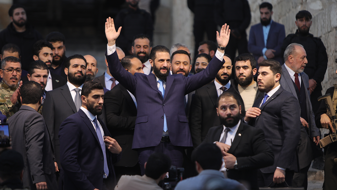 Protests as Syria’s Ahmed al-Sharaa visits Berlin and London 