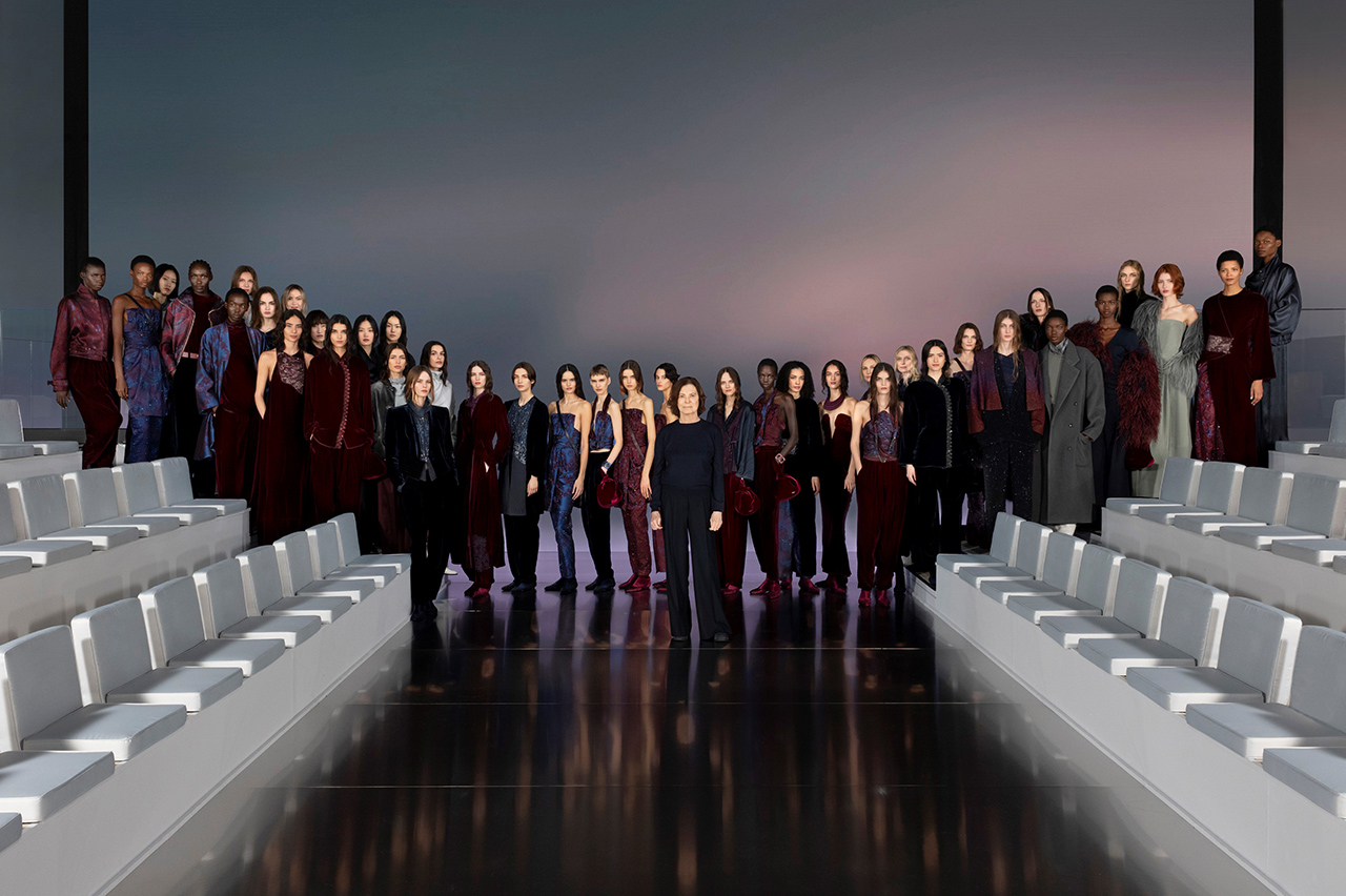 Armani womenswear at Milan Fashion Week AW26