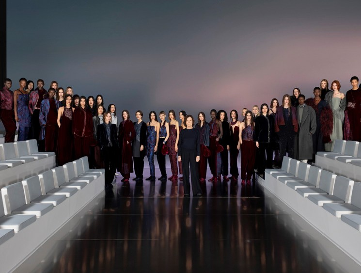 Armani womenswear at Milan Fashion Week AW26