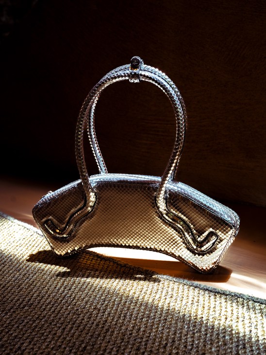 Abstract-shaped bag from Misci