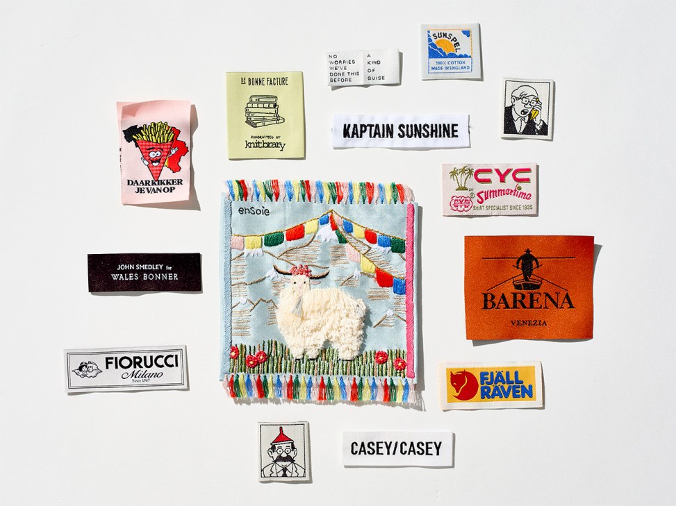 Small tags, big statements: The art and design of iconic clothing ...