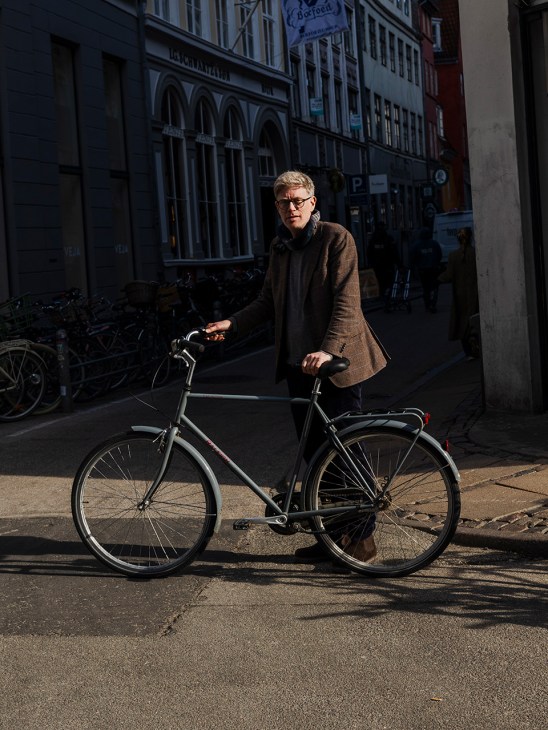 Martin Krasnik on his bike