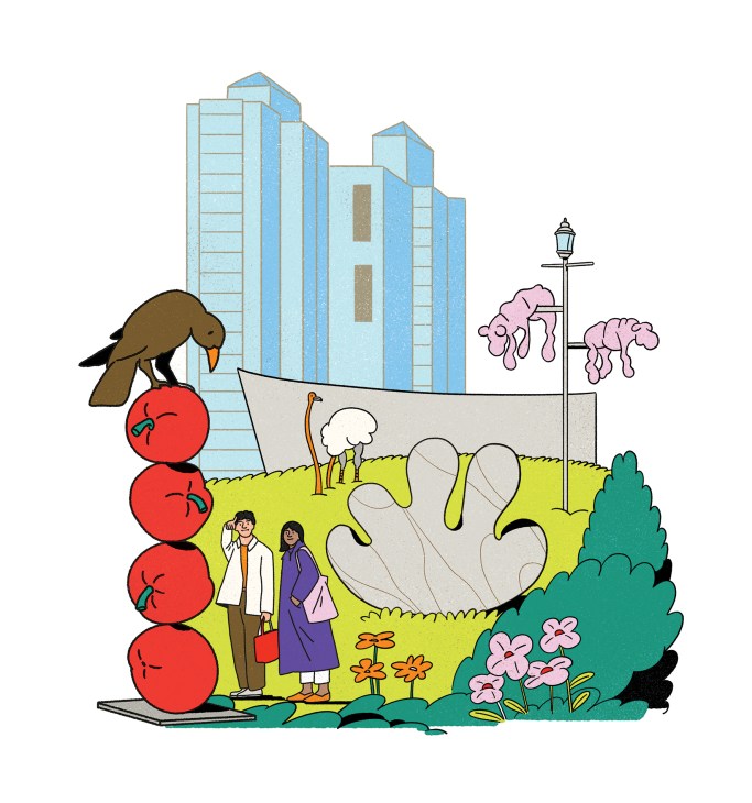 Illustration of in Jing’an Sculpture Park