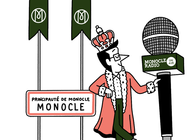 Andrew Tuck at Monocle Radio, Mipim