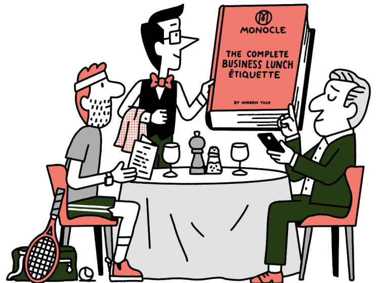 Andrew Tuck out for lunch