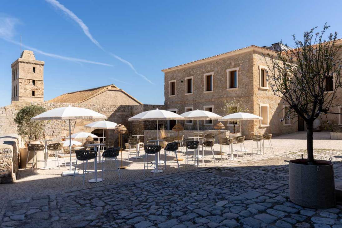 Parador Ibiza's outdoor terrace