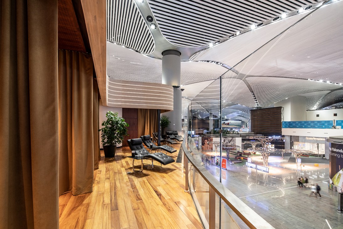 Turkish Airlines Business Class Lounge located at Istanbul Airport