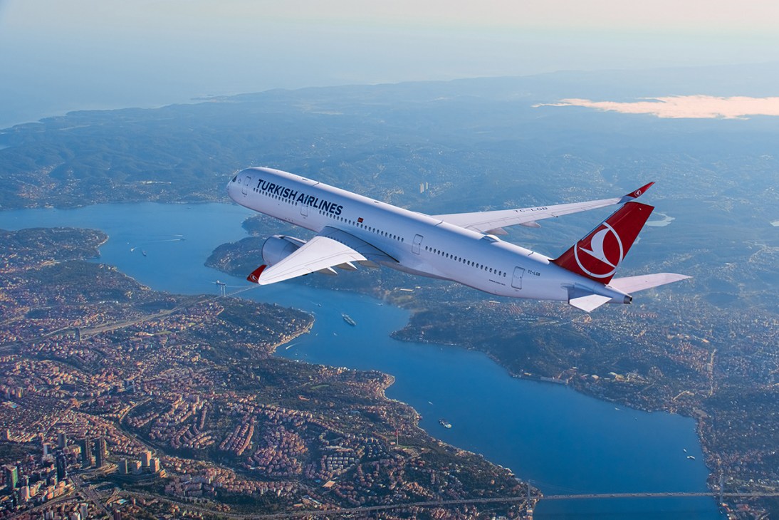 Turkish Airlines aeroplane 