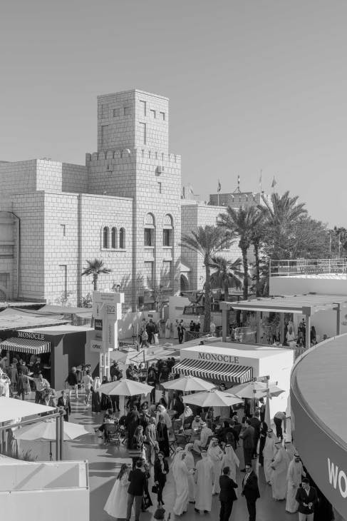 Monocle stand in Dubai 